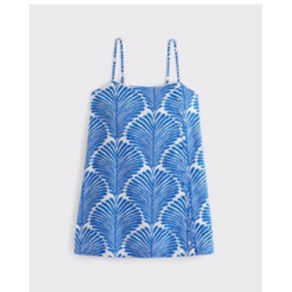 NWT Abercrombie Linen Blend Skort Dress